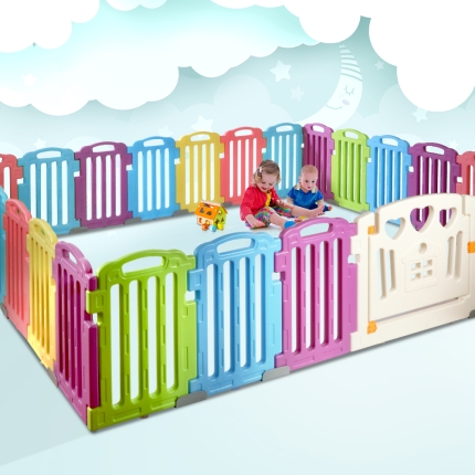 Cuddly Baby 25-Panel Plastic Baby Playpen Interactive Kids Safety Gate - Image 7
