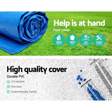 Bestway 3.66m Swimming Pool Cover For Above Ground Pools Cover LeafStop - Image 5