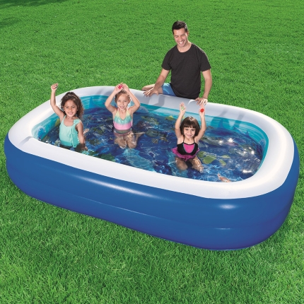 Bestway Inflatable Kids Pool Ground Play Pool 3D Undersea Aquarium outdoor - Image 7