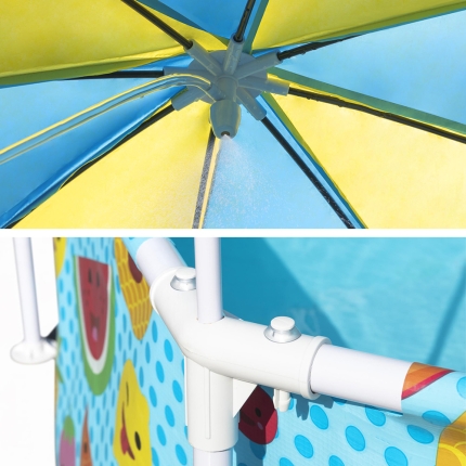 Bestway Above Ground Swimming Pool with Mist Shade - Image 3