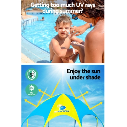 Bestway Above Ground Swimming Pool with Mist Shade - Image 4