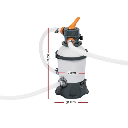 Bestway 530GPH Flowclear Sand Filter Swimming Above Ground Pool Cleaning Pump - Image 2