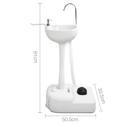Weisshorn Portable Camping Wash Basin 19L - Image 2