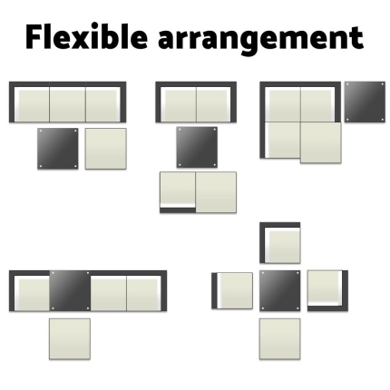 Gardeon 5PC Outdoor Furniture Sofa Set Wicker Garden Patio Pool Lounge - Image 6