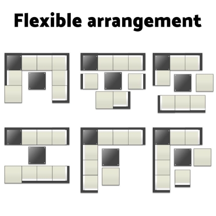 Gardeon 9PC Outdoor Furniture Sofa Set Wicker Garden Patio Pool Lounge - Image 6