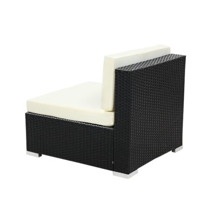 3PC Gardeon Outdoor Furniture Sofa Set Wicker Rattan Garden Lounge Chair Setting - Image 3