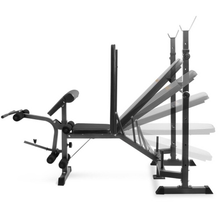 Everfit Multi-Station Weight Bench Press Fitness 48KG Barbell Set Benches Gym - Image 5