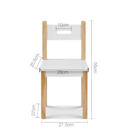 Keezi Kids Table and Chairs Set Chalkboard Toys Play Storage Desk Children Game - Image 3