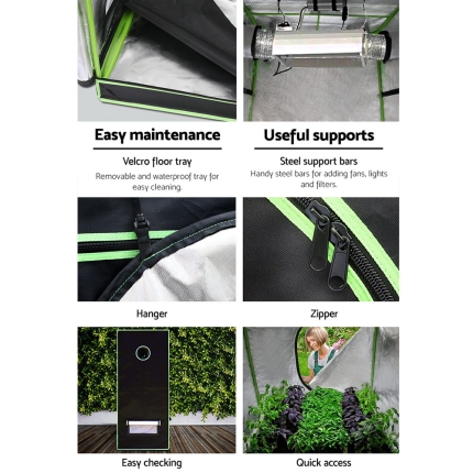 Green Fingers 90cm Hydroponic Grow Tent - Image 6