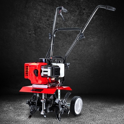 Giantz 72CC Garden Cultivator Tiller Petrol Rotary Hoe 16 Tines Rototiller - Image 7
