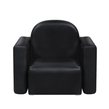 Keezi Kids Chair Sofa Recliner Children Table Desk Armchair Leather Couch Black - Image 3