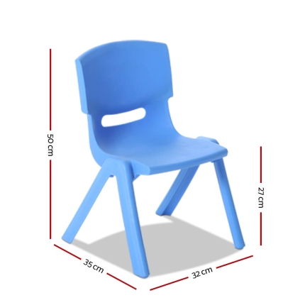 Keezi Set of 4 Kids Play Chairs - Image 2