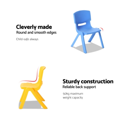 Keezi Set of 4 Kids Play Chairs - Image 5