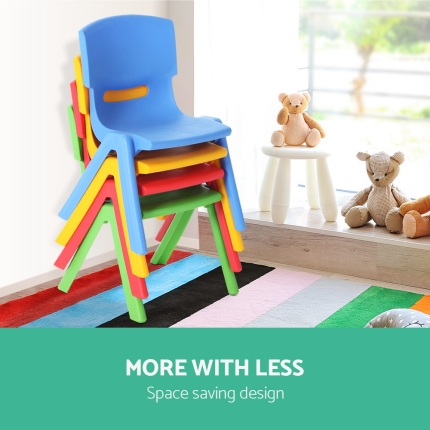 Keezi Set of 4 Kids Play Chairs - Image 6