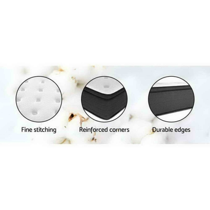 Giselle Bedding King Size Mattress 7 Zone Euro Top Pocket Spring 34cm - Image 5