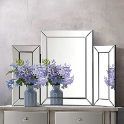 Artiss Mirrored Furniture Makeup Mirror Dressing Table Vanity Mirrors Foldable - Image 7