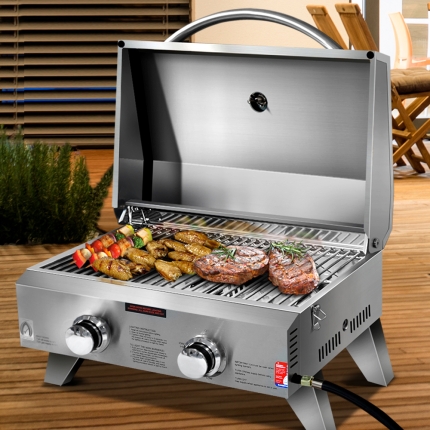 Grillz Portable 2 Burner Gas BBQ - Image 7