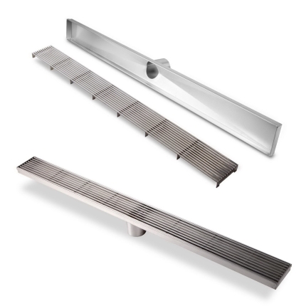 Cefito Shower Grate Heelguard 900mm Drain Stainless Steel Floor Waste Bathroom - Image 3