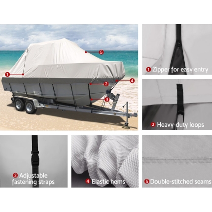Seamanship 19 - 21ft Waterproof Boat Cover - Image 5