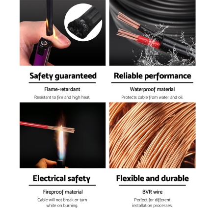 2.5MM Electrical Cable Twin Core Extension Wire 30M Car Solar Panel 450V - Image 4