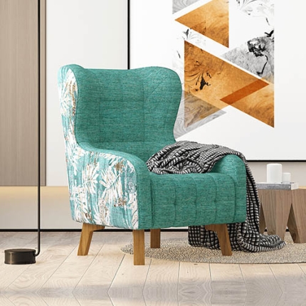 Rose Arm Chair Printing on Back - Image 3