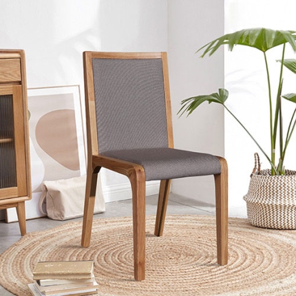 2X Galaxy Dining Chair Grey and Ash Colour - Image 6