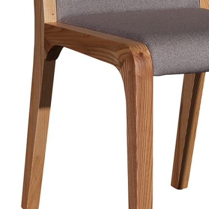 2X Galaxy Dining Chair Grey and Ash Colour - Image 4