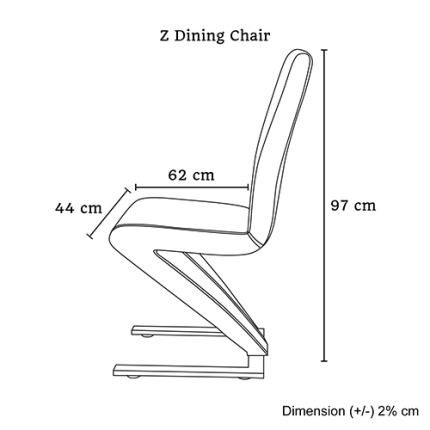 2 X Z Chair Red Colour - Image 2