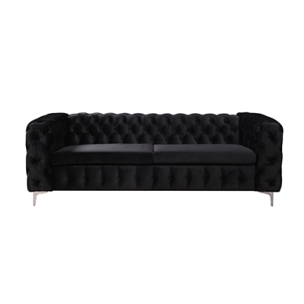 Jacques 3 Seater Black Colour - Image 3