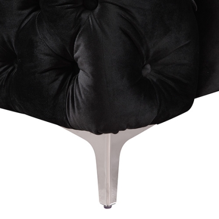 Jacques 3 Seater Black Colour - Image 6