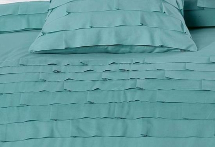 King Size Sens Aqua Quilt Cover Set (3PCS) - Image 2