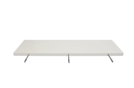 Floating Wall Shelf Wooden Shelves Wall Storage 80cm - White - Pack of 3 - Image 5