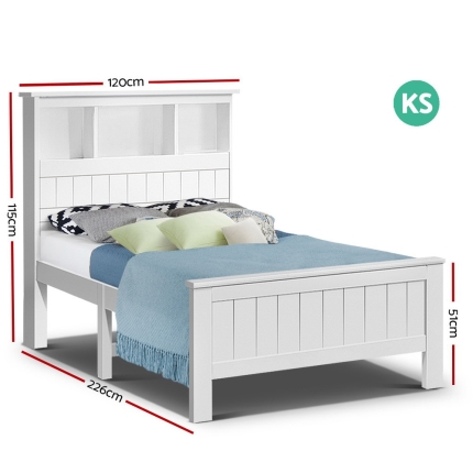 Artiss King Single Wooden Timber Bed Frame - Image 2