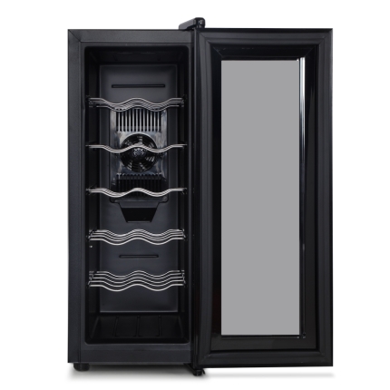 Devanti Wine Cooler 12 Bottle Thermoelectric Fridge Storage Chiller - Image 4