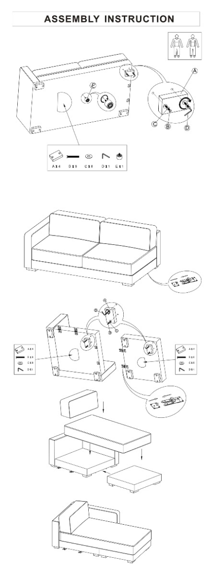 Renior Corner Sofa 3 Seater with Chaise - Image 8