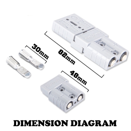 20x Anderson Style Plug 50AMP Premium Exterior Connector DC Power Solar - Image 6
