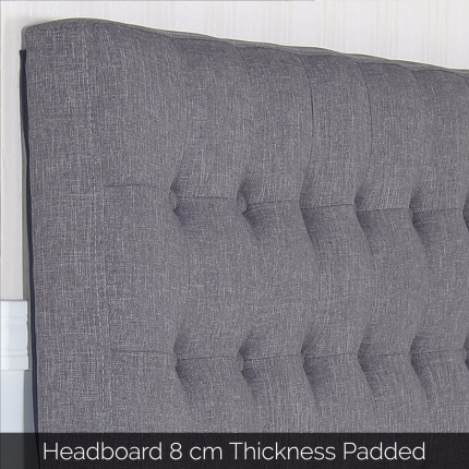 Cilantro Queen Charcoal Headboard - Image 2