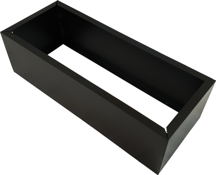 Black Metal Planter Medium - Image 2