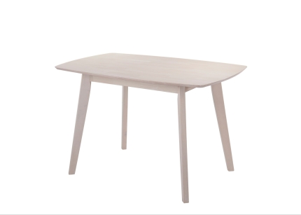 4 Seater Dining Table Solid hardwood White Wash - Image 3