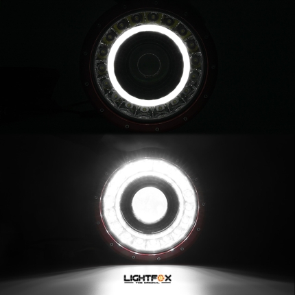 Pair 9 inch Spotlights LED Driving Lights CREE Spot Round 4WD 4x4 SUV OffRoad - Image 5