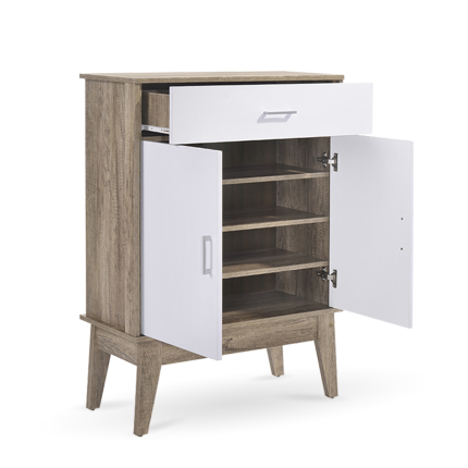 Shoe Cabinet Oak - Image 2