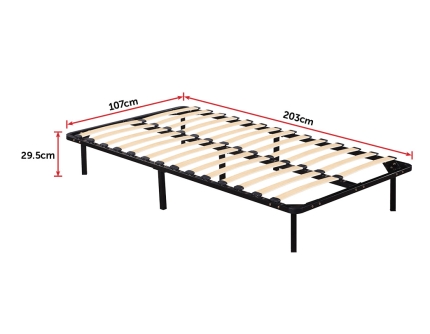 King Single Metal Bed Frame - Bedroom Furniture - Image 3