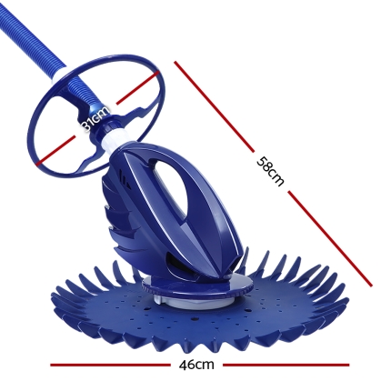 Aquabuddy Swimming Pool Cleaner Floor Climb Wall Automatic Vacuum 10M Hose - Image 2