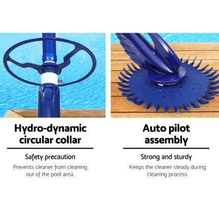 Aquabuddy Swimming Pool Cleaner Floor Climb Wall Automatic Vacuum 10M Hose - Image 5