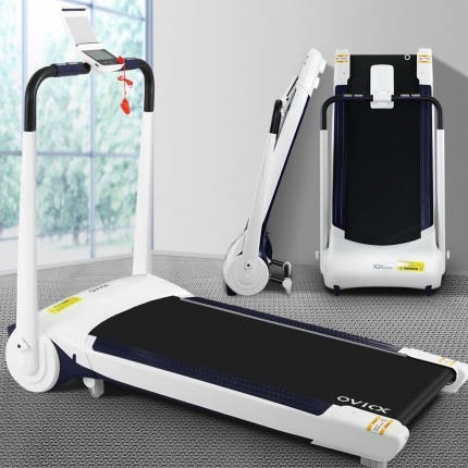 OVICX Electric Treadmill Q1 Home Gym Exercise Machine Fitness Equipment Compact White - Image 7