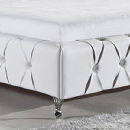 Serena Bedframe Queen Size White Colour - Image 5