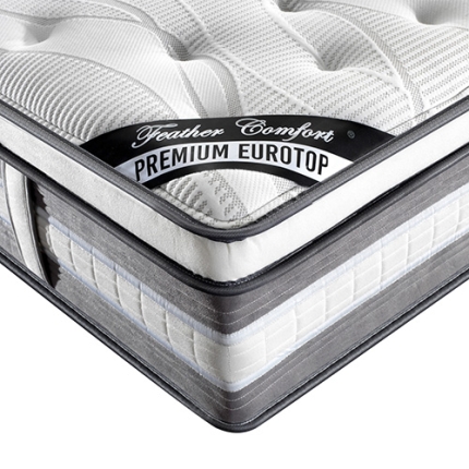 Premium Eurotop Mattress High-density Foam 34cm High Queen Size - Image 5
