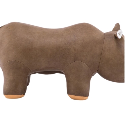 Bobi Brown Muscled Rhinoceros Ottoman - Image 4