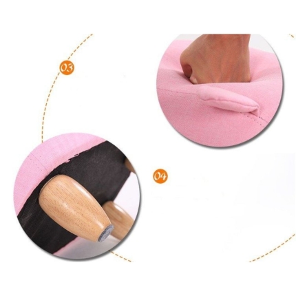 Pinky Pig Kid's Ottoman with Storage - Image 5