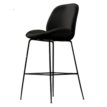 Avery Classic Blue Velvet Barstool Set of 2 - Image 5